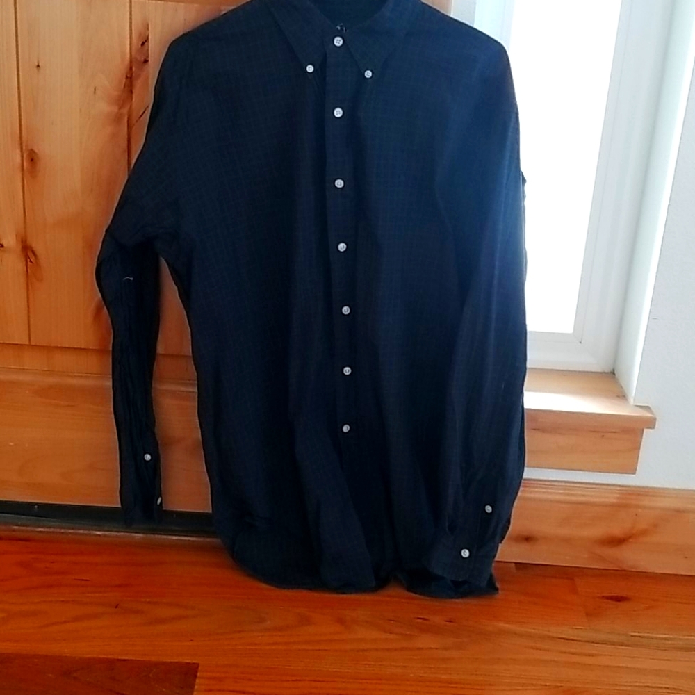 Ralph Lauren Blue/Green Button down large